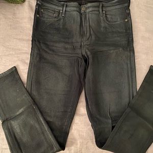 Citizen Humanity High Rise Black Sheen Jeans